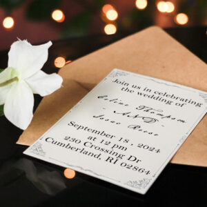 Wedding invitation